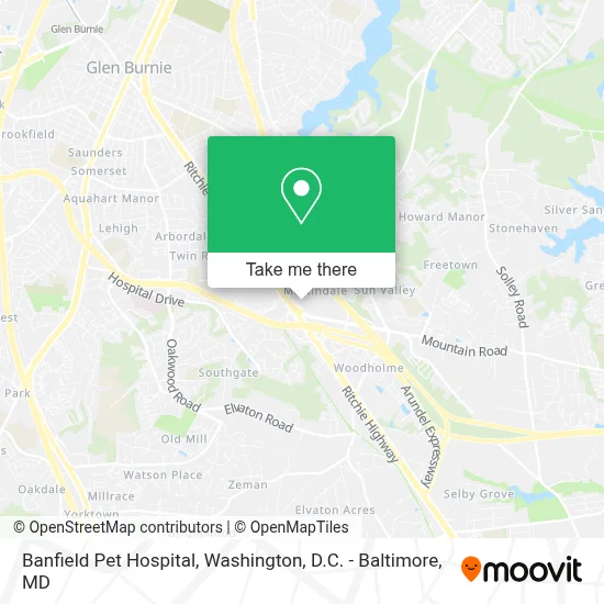 Banfield Pet Hospital map