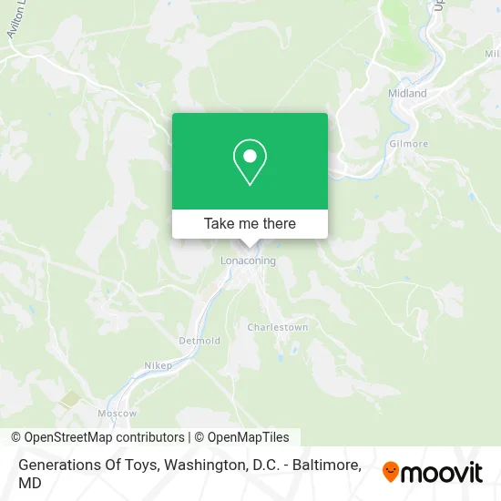 Generations Of Toys map