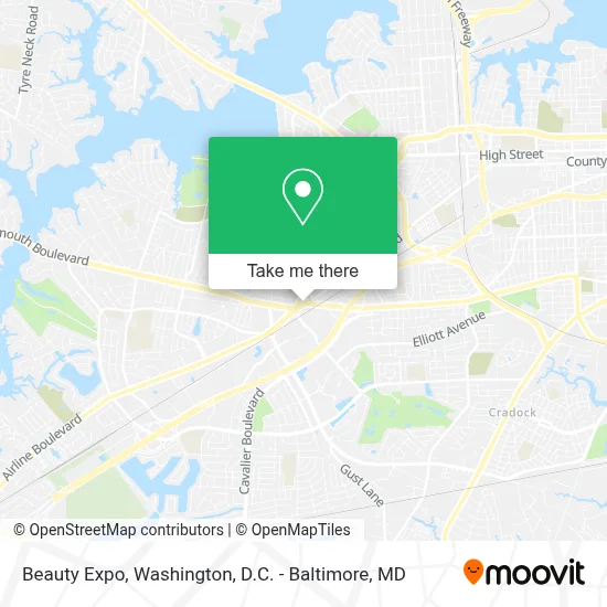 Beauty Expo map