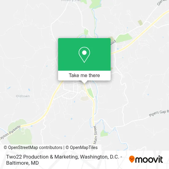 Two22 Production & Marketing map