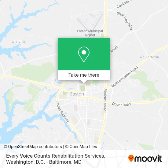 Every Voice Counts Rehabilitation Services map