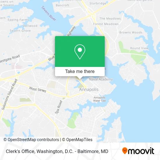 Clerk's Office map