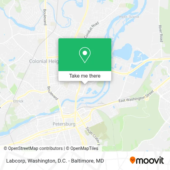 Labcorp map