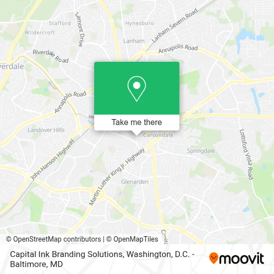 Capital Ink Branding Solutions map