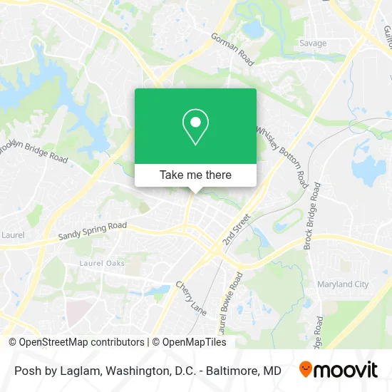 Posh by Laglam map
