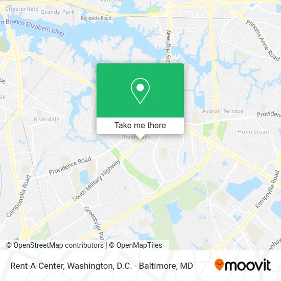 Rent-A-Center map