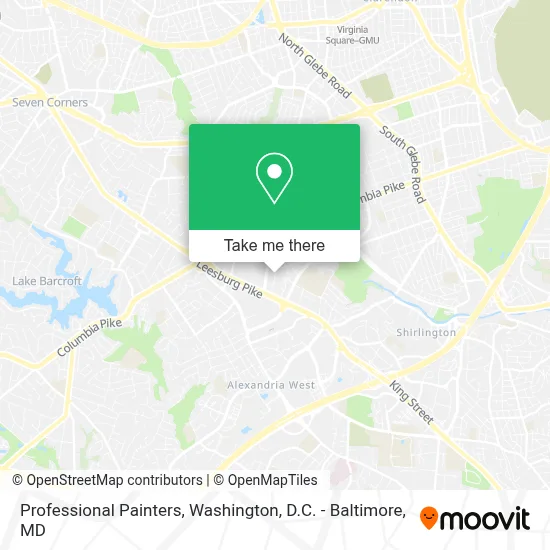 Professional Painters map