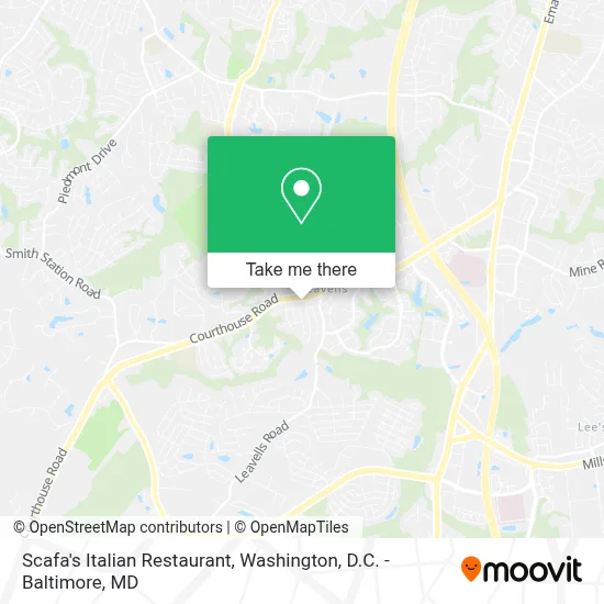 Scafa's Italian Restaurant map