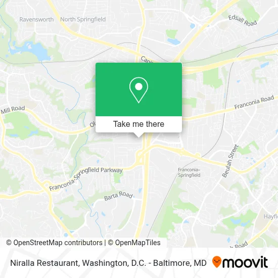 Niralla Restaurant map