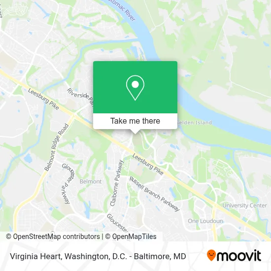 Virginia Heart map