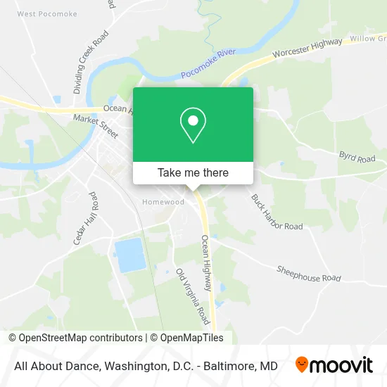 All About Dance map