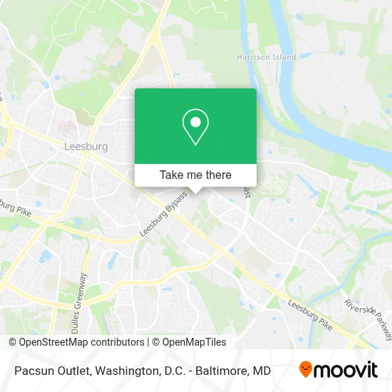 Pacsun Outlet map