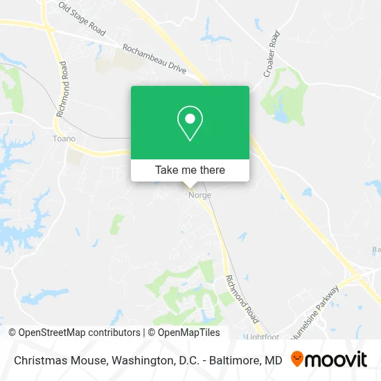 Christmas Mouse map