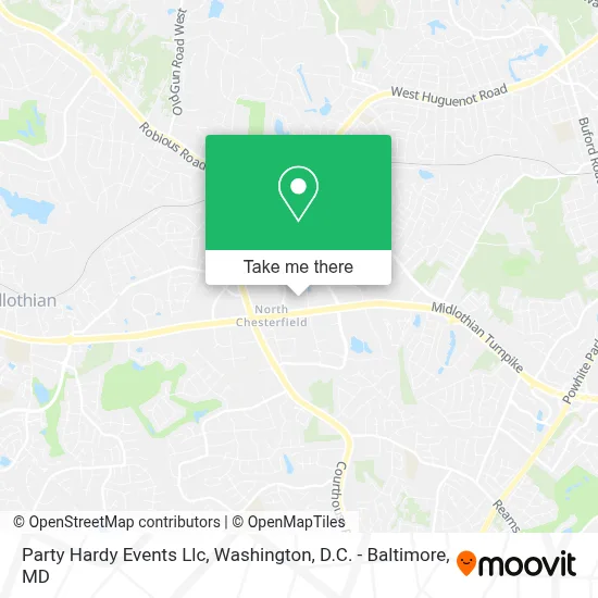 Party Hardy Events Llc map