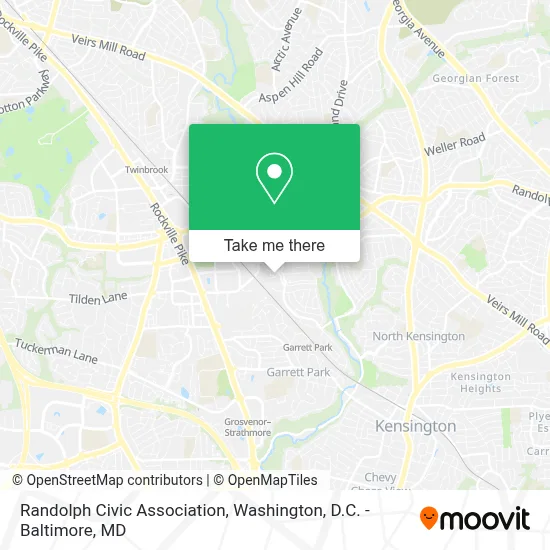 Randolph Civic Association map
