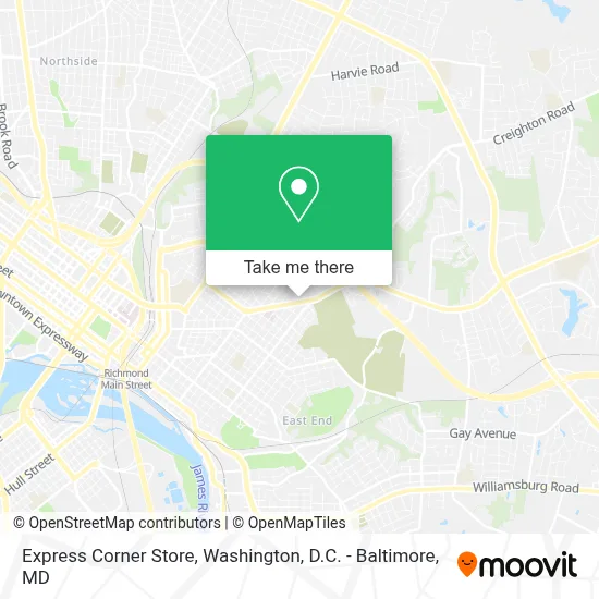 Express Corner Store map