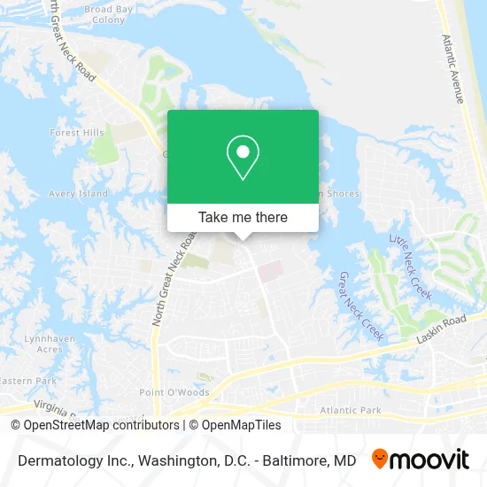 Dermatology Inc. map