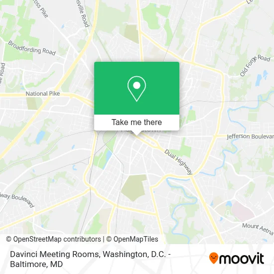Davinci Meeting Rooms map