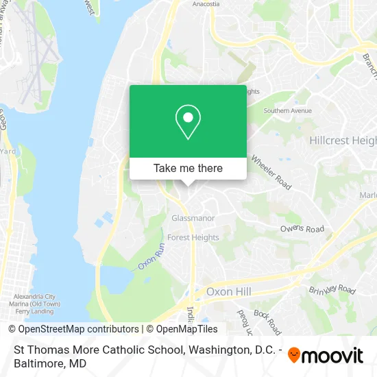 St Thomas More Catholic School map