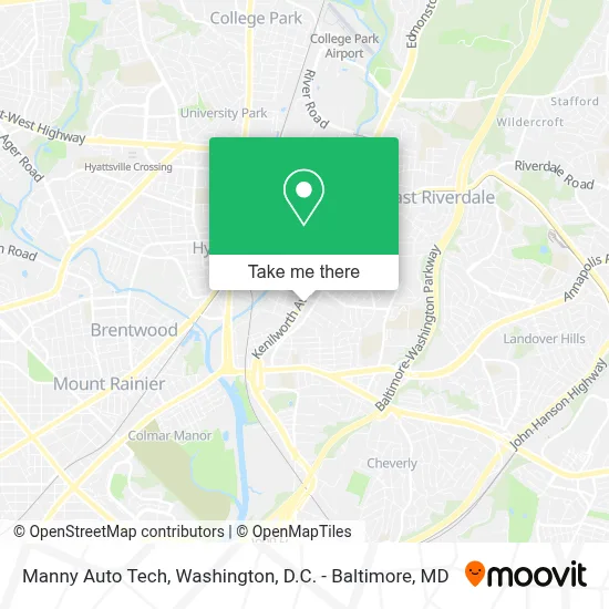 Manny Auto Tech map
