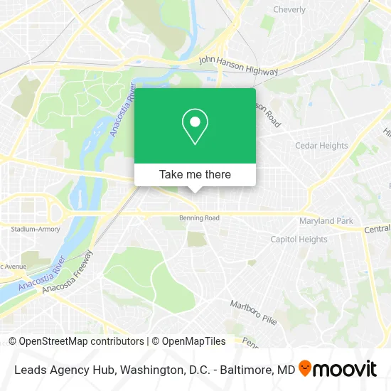 Leads Agency Hub map