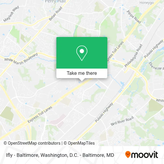 Ifly - Baltimore map