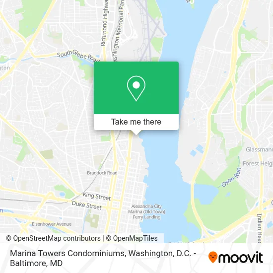 Marina Towers Condominiums map