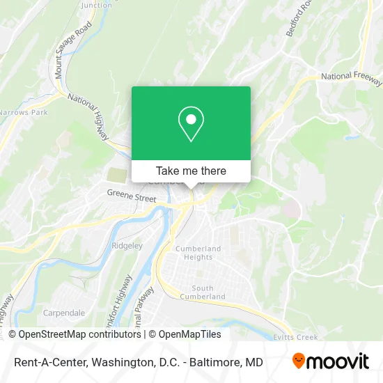 Rent-A-Center map