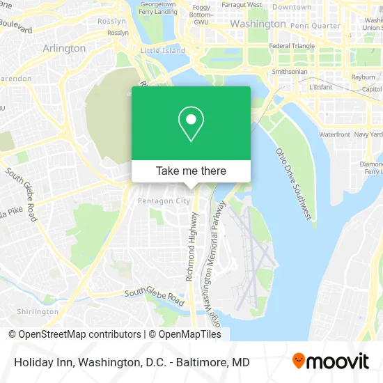 Holiday Inn map
