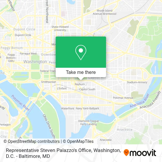 Representative Steven Palazzo's Office map