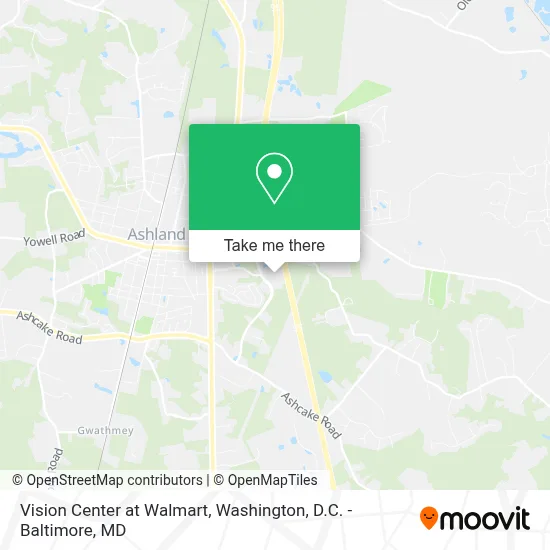 Vision Center at Walmart map