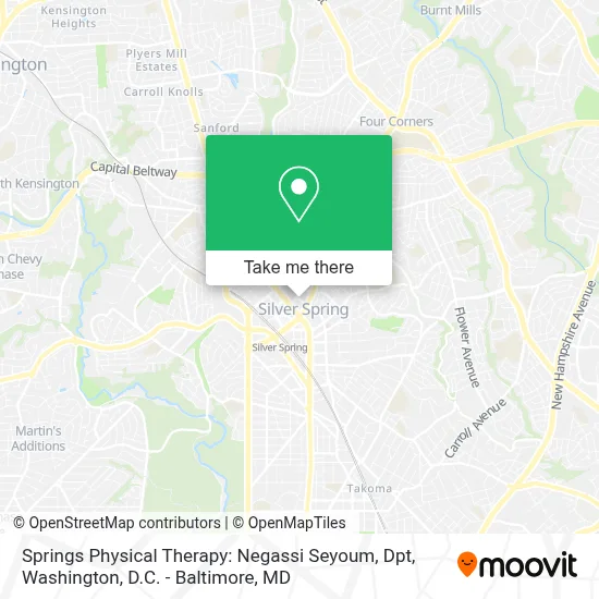 Springs Physical Therapy: Negassi Seyoum, Dpt map