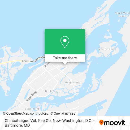 Chincoteague Vol. Fire Co. New map