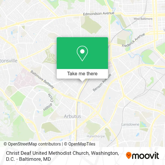 Christ Deaf United Methodist Church map