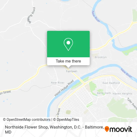Northside Flower Shop map