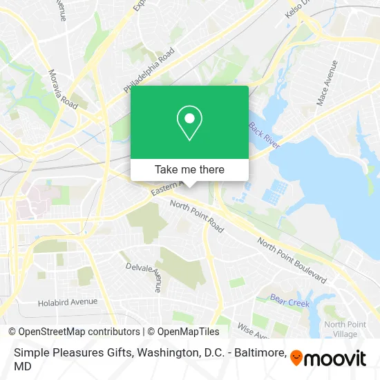 Simple Pleasures Gifts map