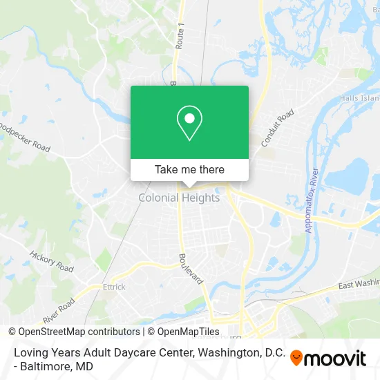 Loving Years Adult Daycare Center map