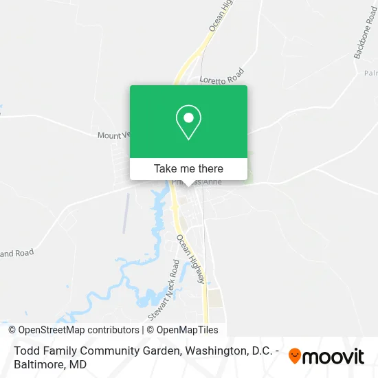 Todd Family Community Garden map