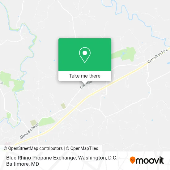 Blue Rhino Propane Exchange map
