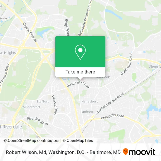 Robert Wilson, Md map