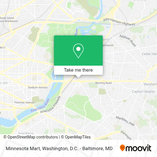 Minnesota Mart map