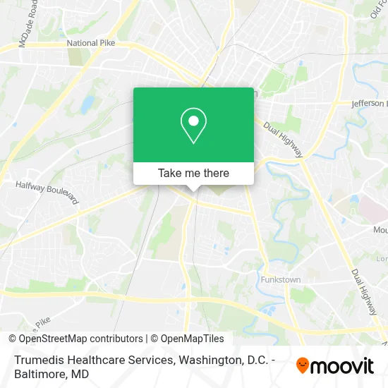 Trumedis Healthcare Services map