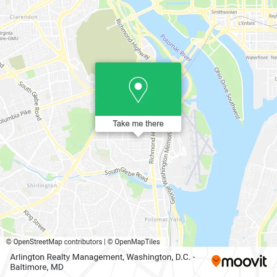 Arlington Realty Management map