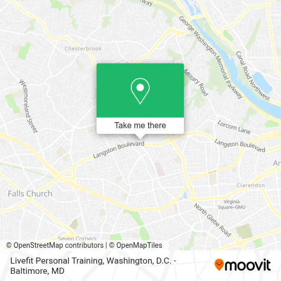 Livefit Personal Training map