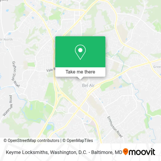 Keyme Locksmiths map