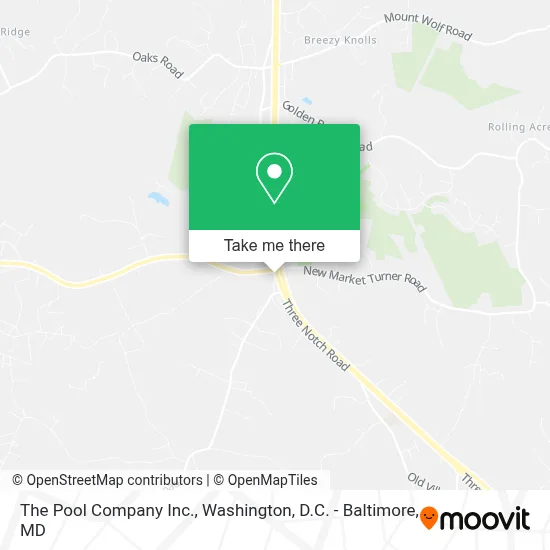 The Pool Company Inc. map