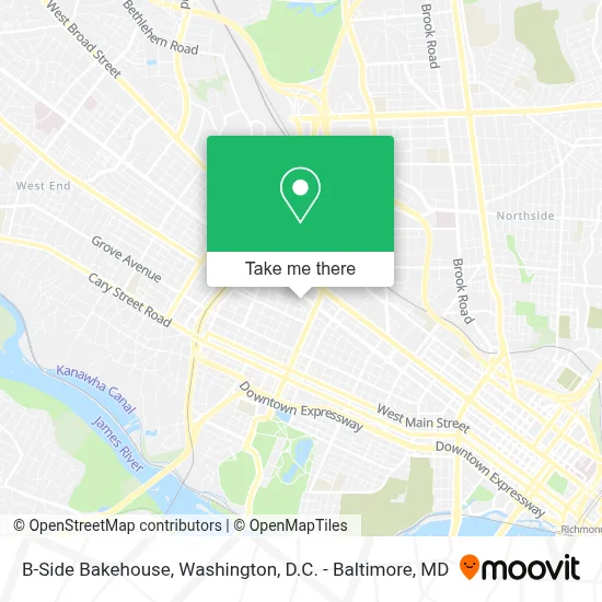 B-Side Bakehouse map