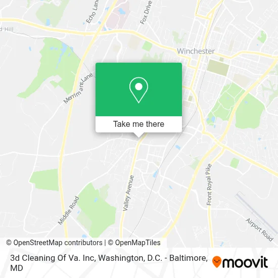 3d Cleaning Of Va. Inc map