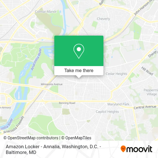 Amazon Locker - Annalia map
