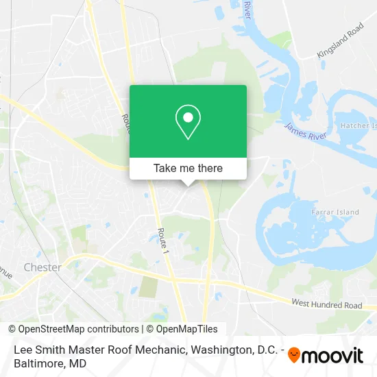 Lee Smith Master Roof Mechanic map